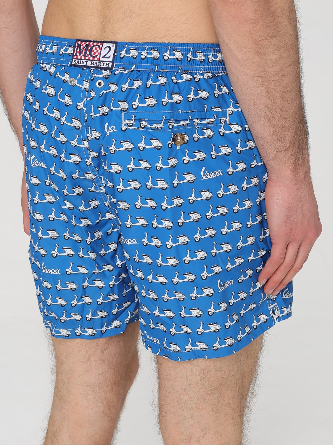 MC2 SAINT BARTH SWIMSUIT: Swimsuit men Mc2 Saint Barth, Blue 1 - Img 3