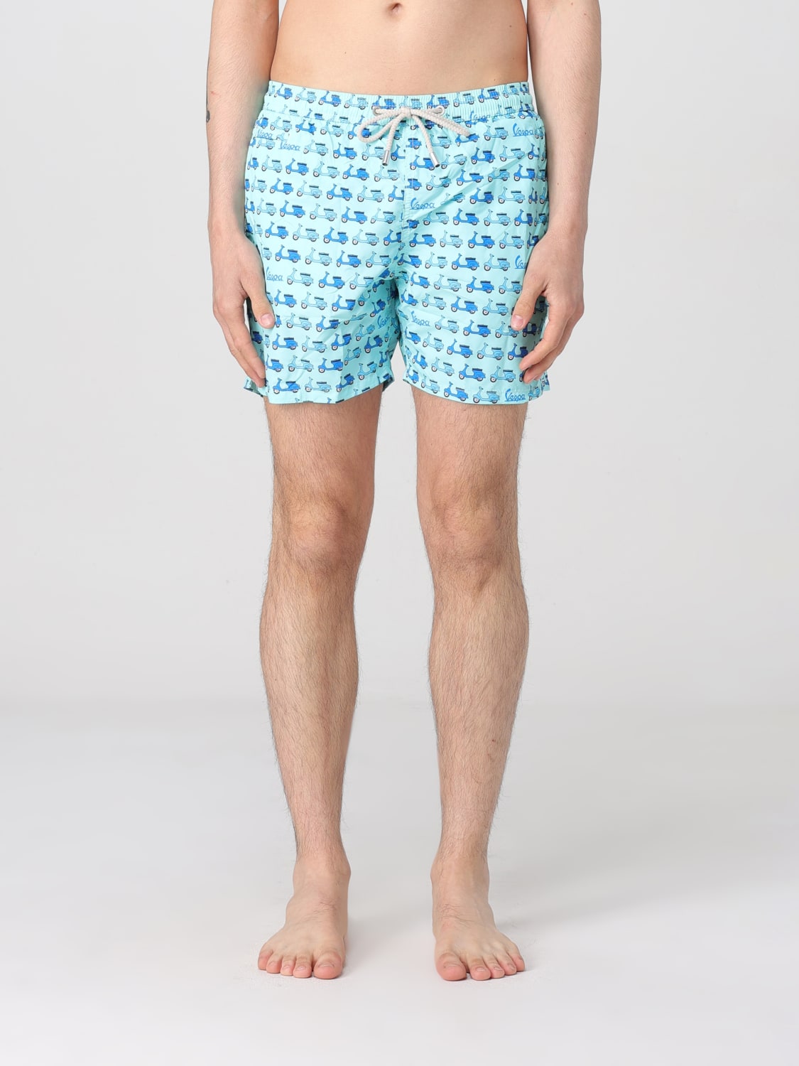 MC2 SAINT BARTH COSTUME: Costume MC2 Saint Barth in nylon stampato, Blue 3 - Img 1