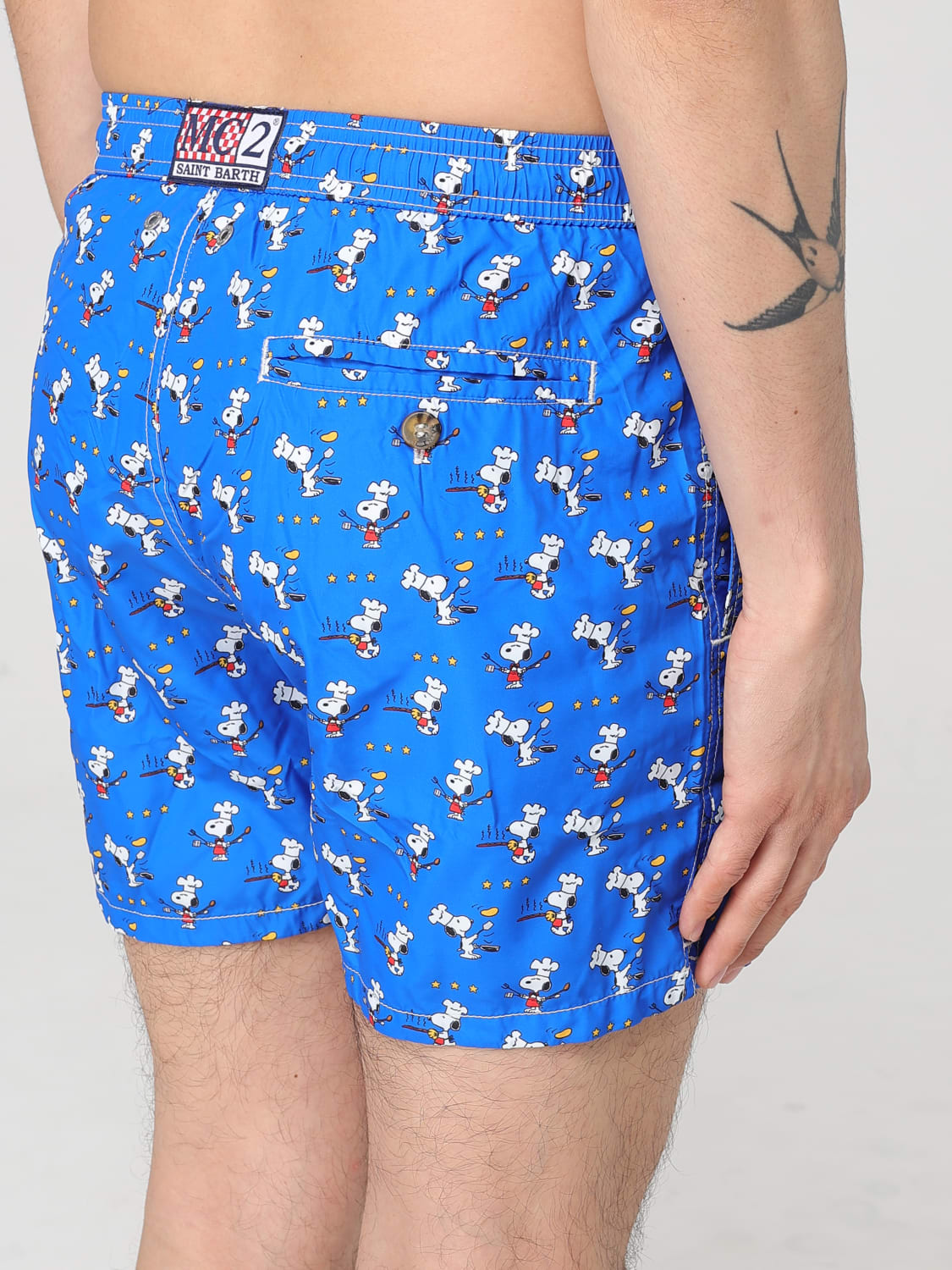 MC2 SAINT BARTH SWIMSUIT: Swimsuit men Mc2 Saint Barth, Sapphire - Img 3