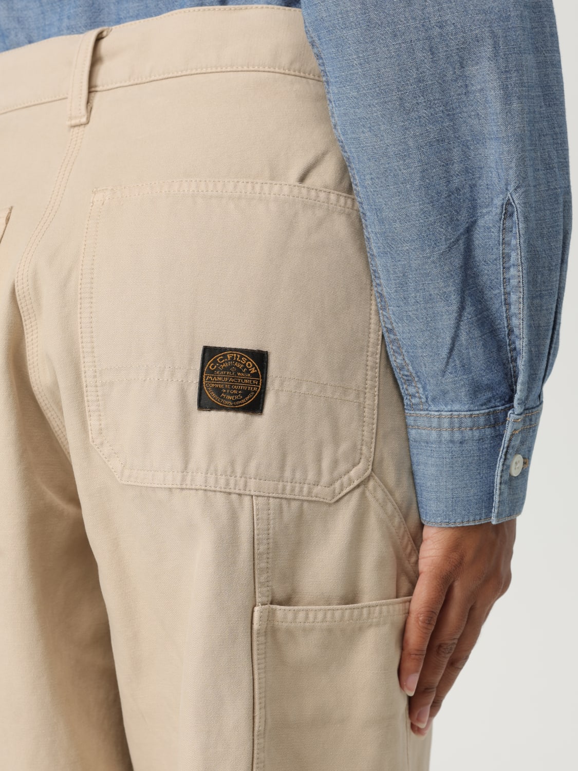 パンツ FILSON Woman Pants Cream FWPAN0001UT28971 092 FILSON: Pants woman - Cream | Filson pants FWPAN0001UT28971