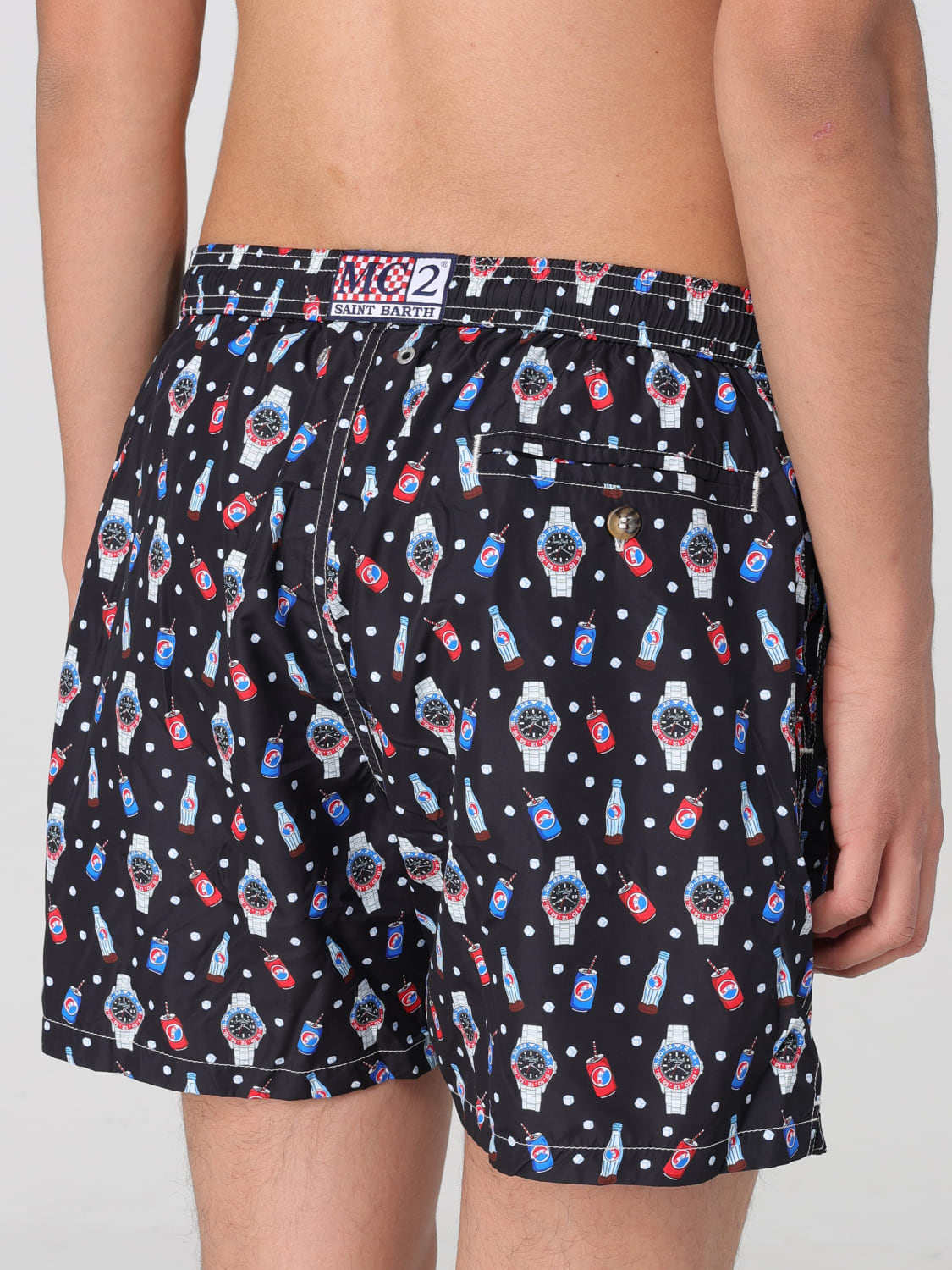 MC2 SAINT BARTH MAILLOT DE BAIN: Maillot de bain homme Mc2 Saint Barth, Noir - Img 3