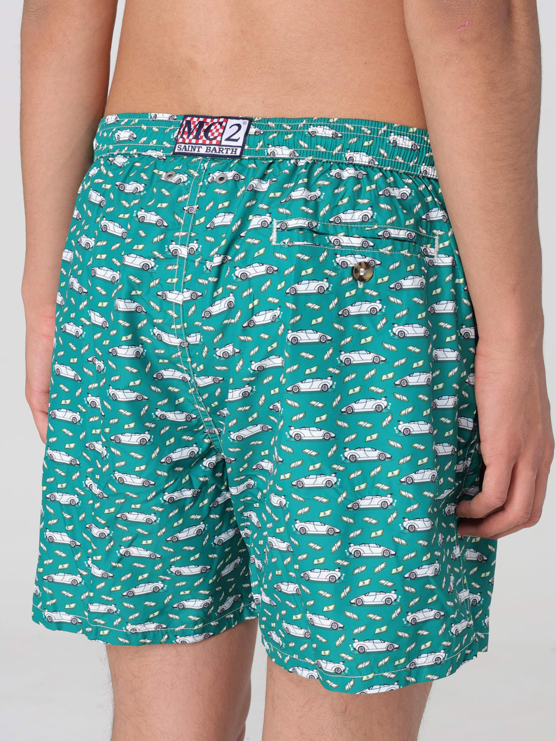 MC2 SAINT BARTH COSTUME: Costume MC2 Saint Barth in nylon stampato , Muschio - Img 3