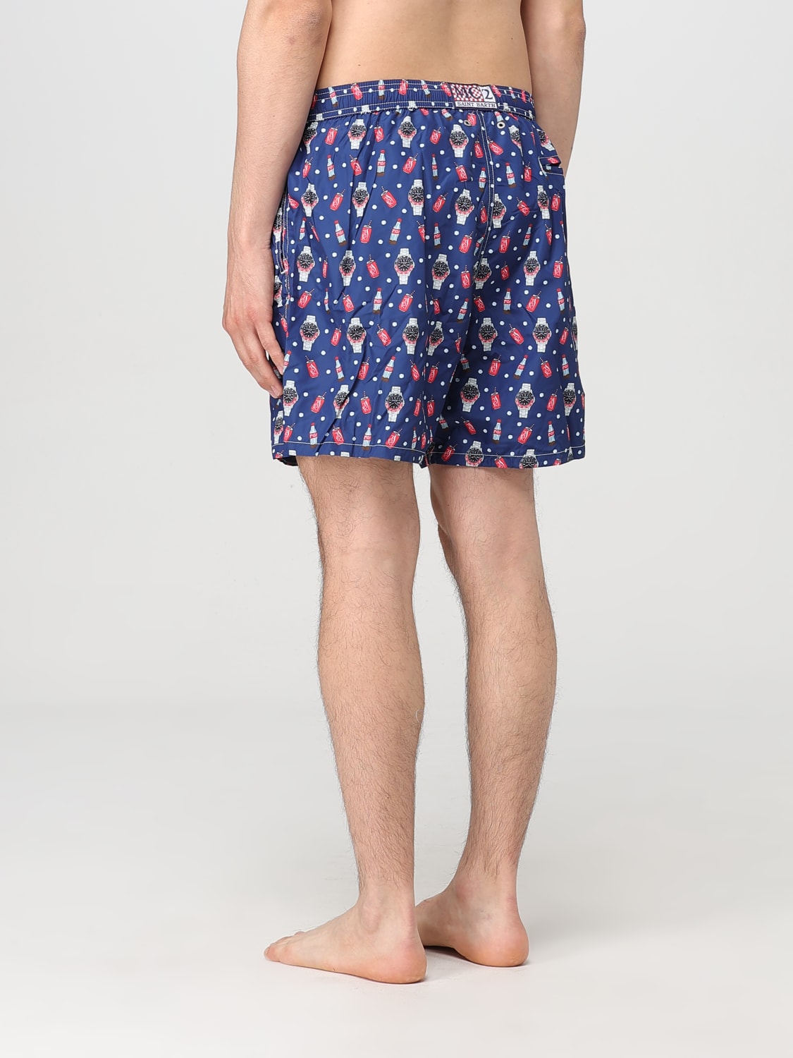 MC2 SAINT BARTH SWIMSUIT: Swimsuit men Mc2 Saint Barth, Blue 3 - Img 2