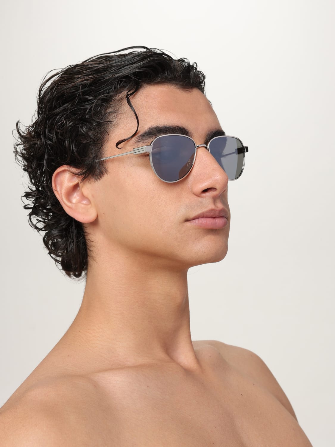 SAINT LAURENT SUNGLASSES: Sunglasses men Saint Laurent, Silver - Img 2