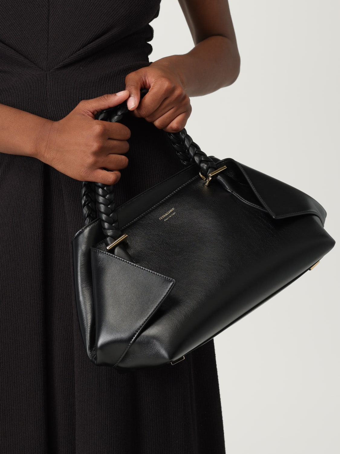 FERRAGAMO HANDBAG: Handbag woman Ferragamo, Black - Img 2