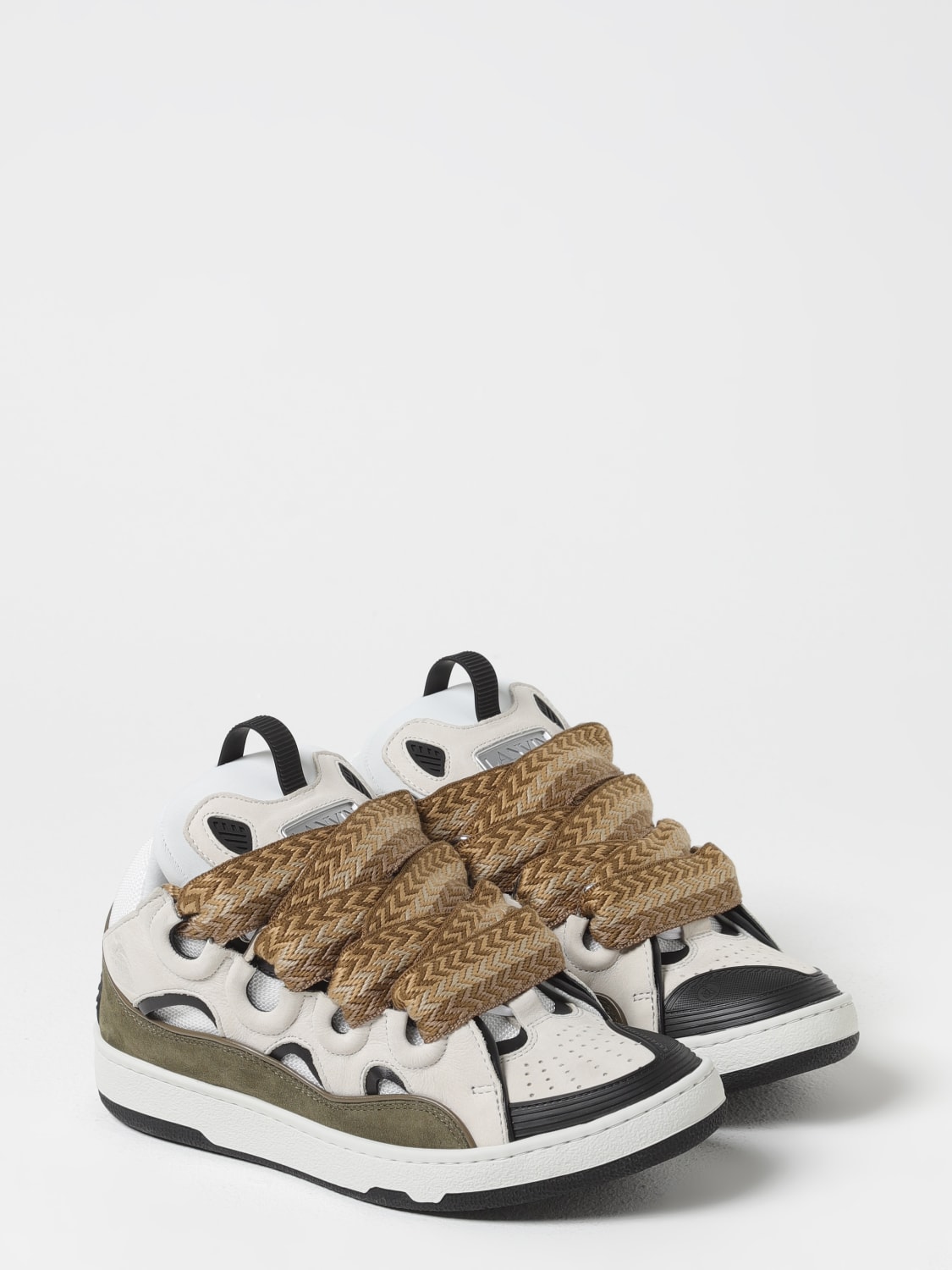 LANVIN BASKETS: Baskets femme Lanvin, Kaki - Img 2