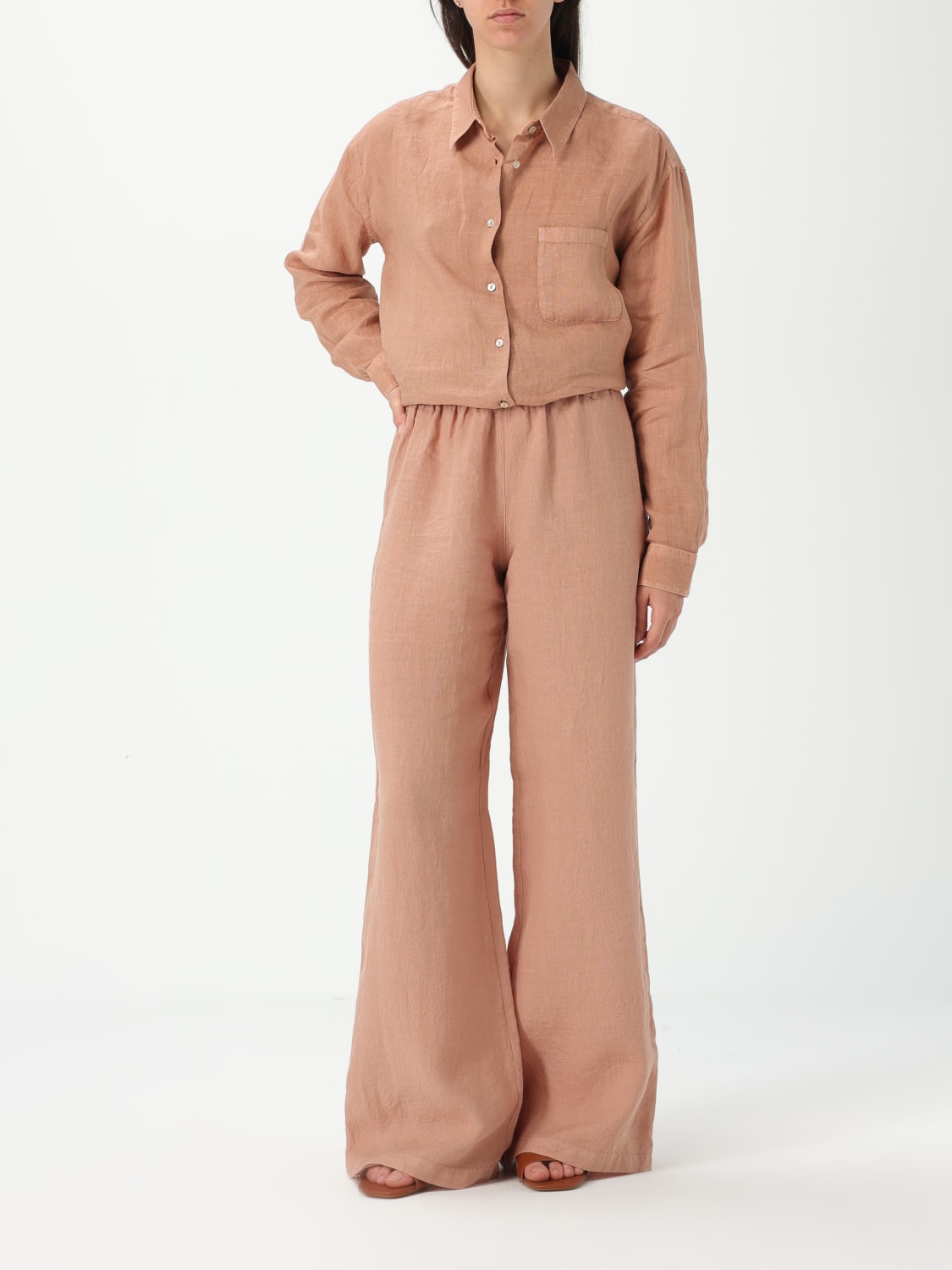 120% LINO CHEMISE: Chemise femme 120% Lino, Rose - Img 2