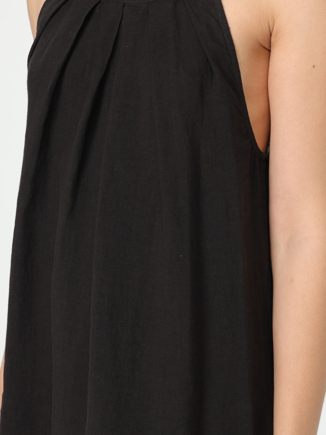 120% LINO ПЛАТЬЕ: Платье Женское 120% Lino, Черный - Img 3