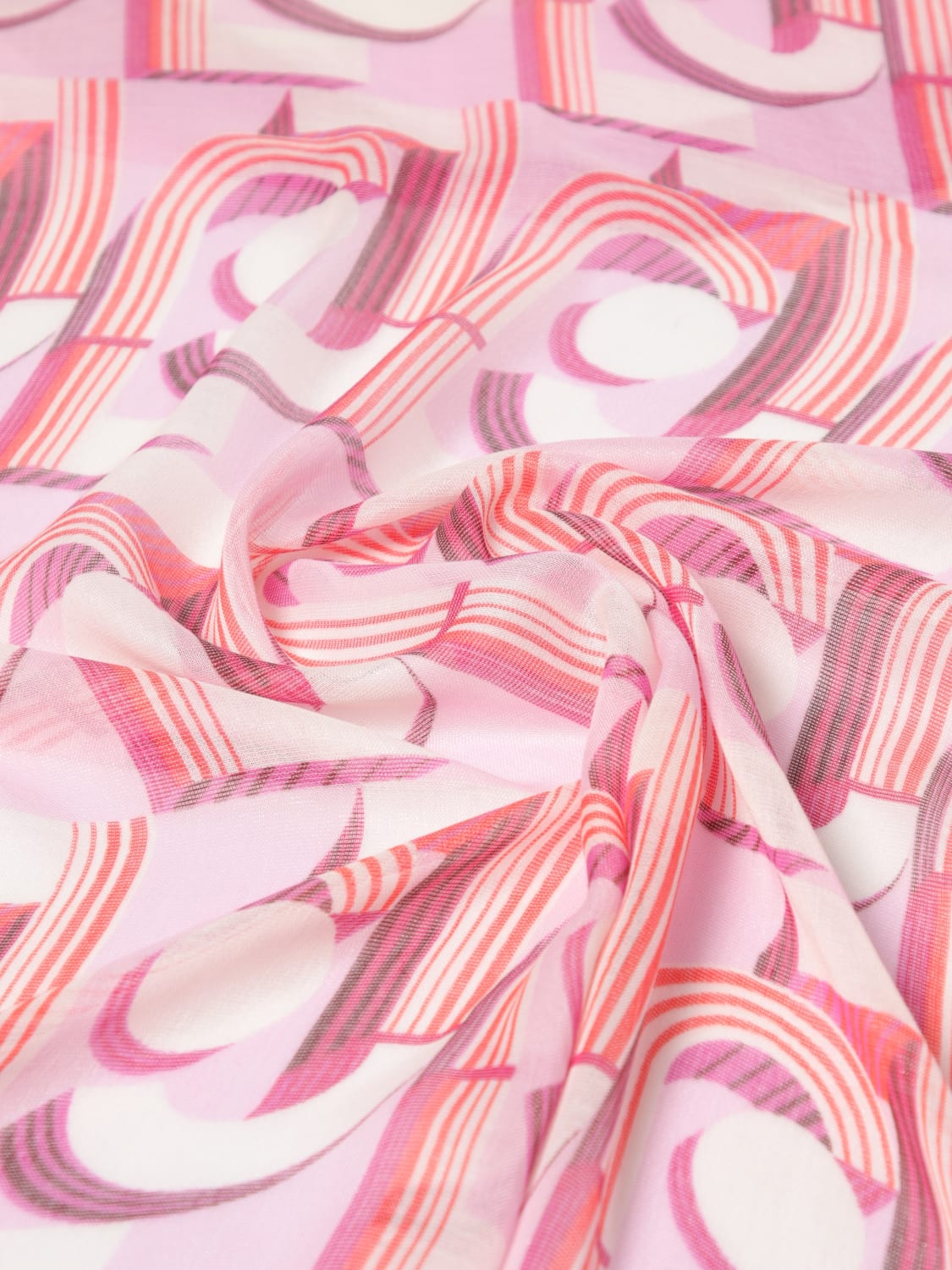 スカーフ LIU JO Woman Scarf Pink 2A5024T0300 72624 LIU JO Printed Scarf, 72624 Pink Berry, Scarf at Amazon
