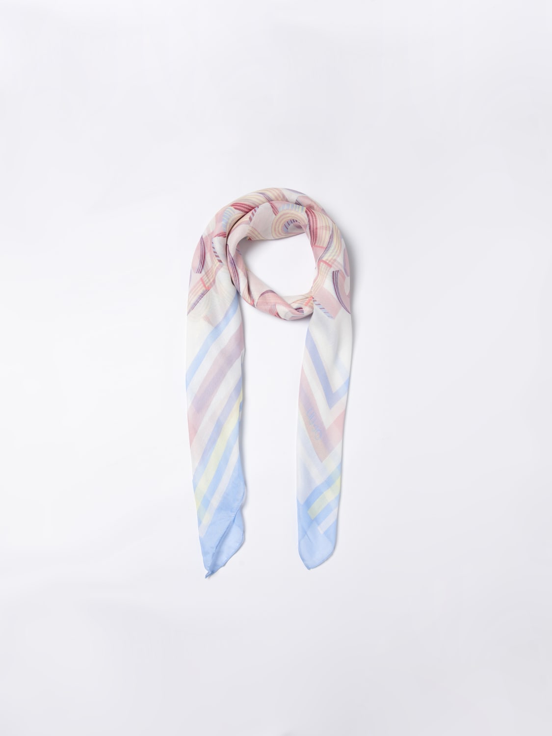 スカーフ LIU JO Woman Scarf Sky 2A5024T0300 00120 LIU JO: Scarf woman - Sky | Liu Jo scarf 2A5024T0300 online
