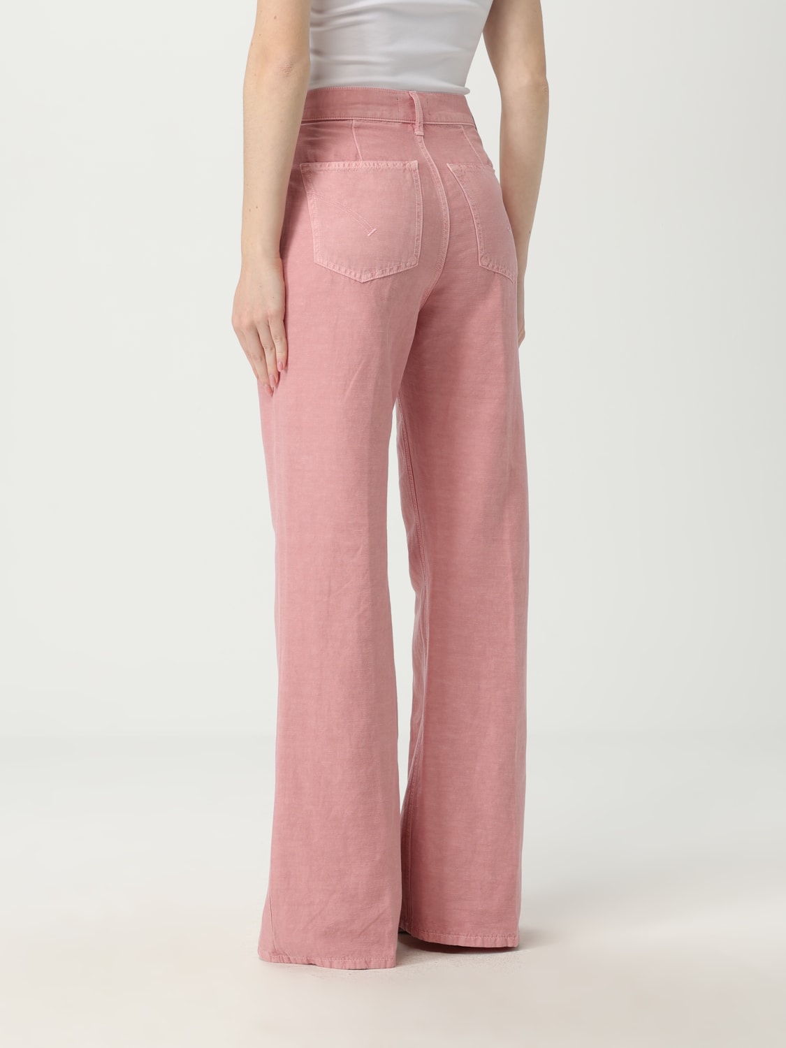 パンツ DONDUP Woman Pants Pink DP806CF0300DIV9 533 DONDUP: Pants woman - Pink | Dondup pants DP806CF0300DIV9