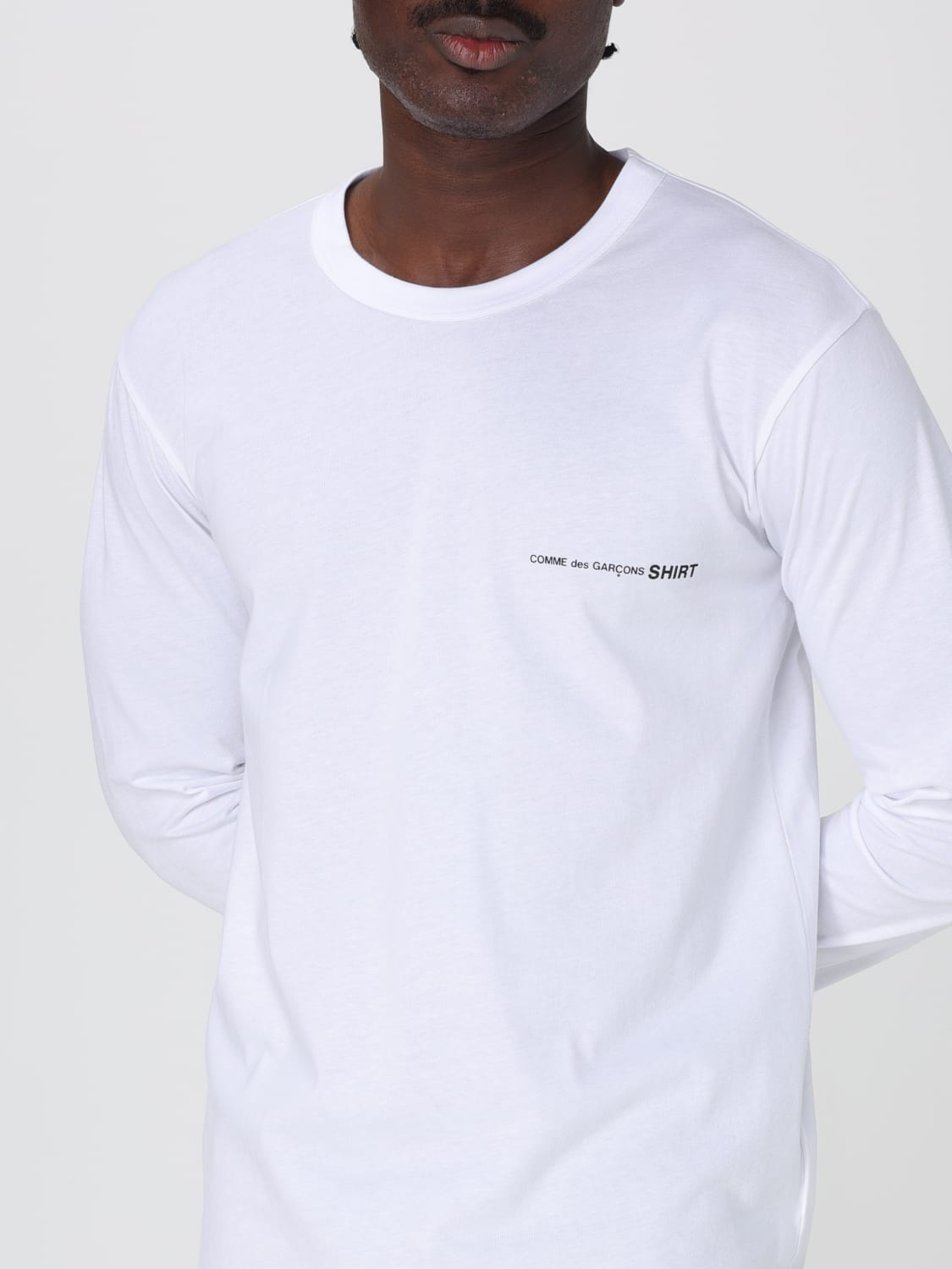 COMME DES GARÇONS SHIRT: T-shirt men - White | Comme Des