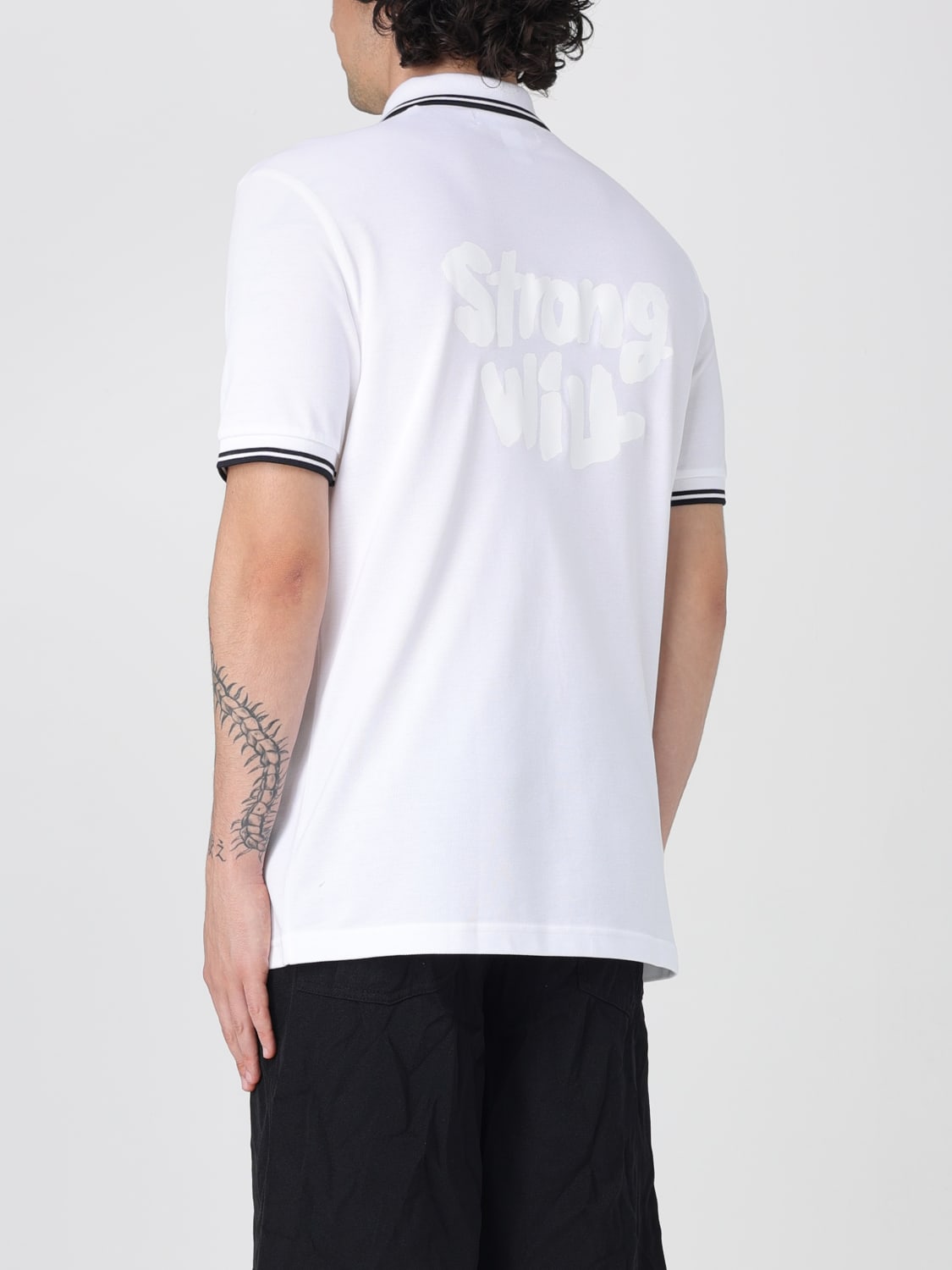 ポロシャツ COMME DES GARCONS Men Polo Shirts FOT502S25 3 WHITE COMME DES GARÇONS SHIRT: Polo shirt men - White | Comme Des