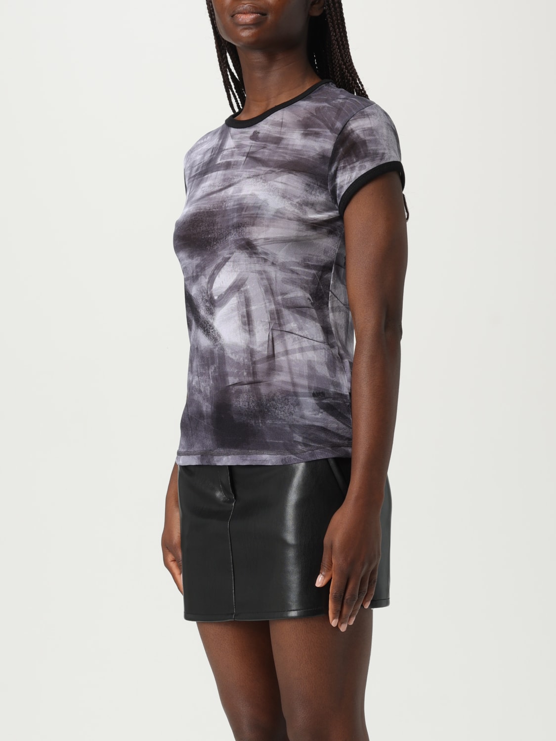 HELMUT LANG T-SHIRT: T-shirt femme Helmut Lang, Gris - Img 3