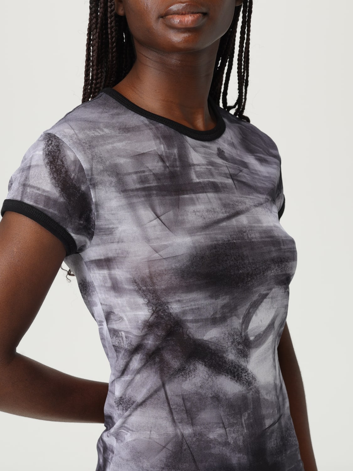 HELMUT LANG T-SHIRT: T-shirt femme Helmut Lang, Gris - Img 4