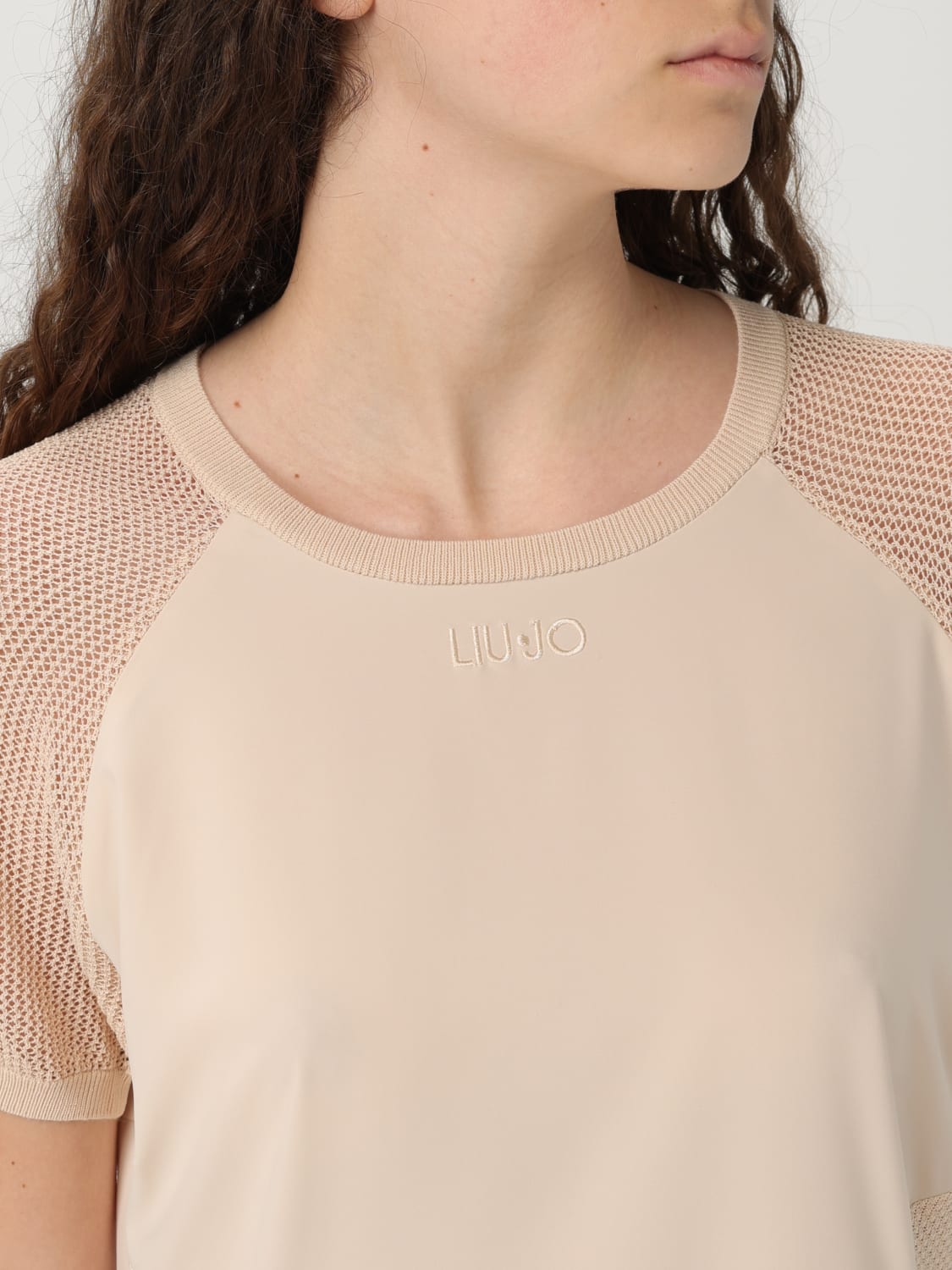 LIU JO ROBE: Robes femme Liu Jo, Beige - Img 3