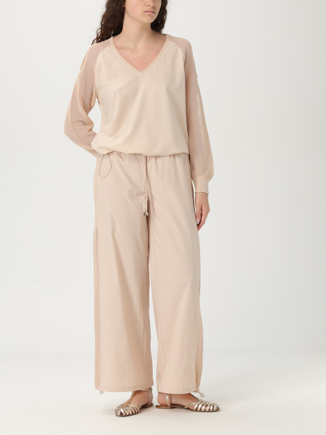 LIU JO HOSE: Hose damen Liu Jo, Beige - Img 2