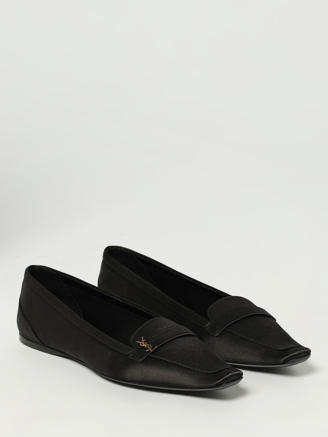【Saint Laurent】 Woman Flat shoes Black SAINT LAURENT: Loafers woman - Black | Saint Laurent ballet