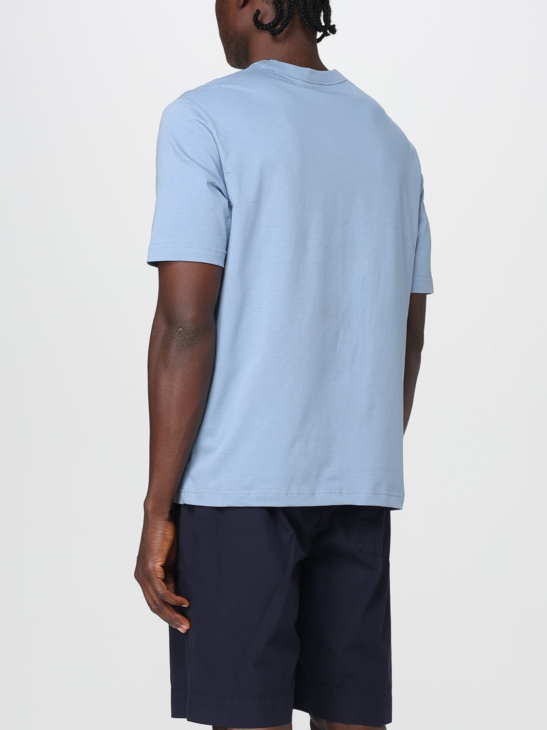 Tシャツ・カットソー PS PAUL SMITH Men T-shirt Gnawed Blue M2R220XPP4701 40 PS PAUL SMITH: Polo shirt men - Gnawed Blue | Ps Paul Smith