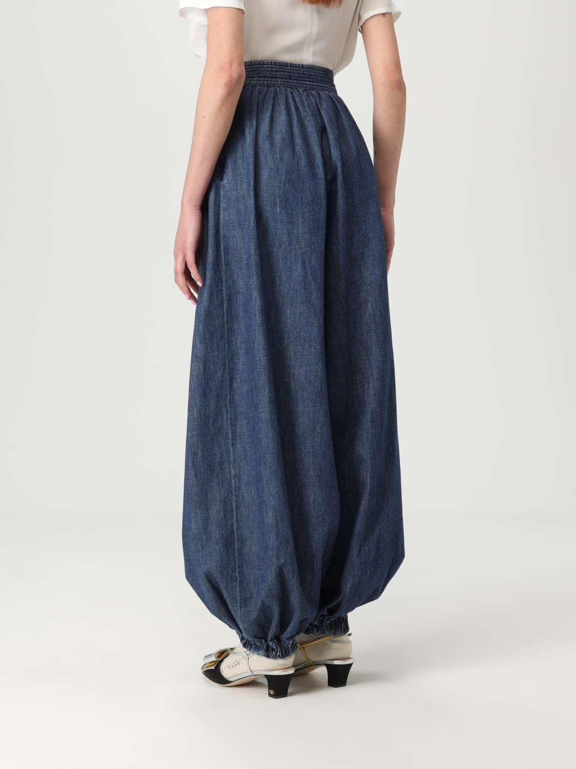 VALENTINO VAQUEROS: Pantalón mujer Valentino, Azul Oscuro - Img 3