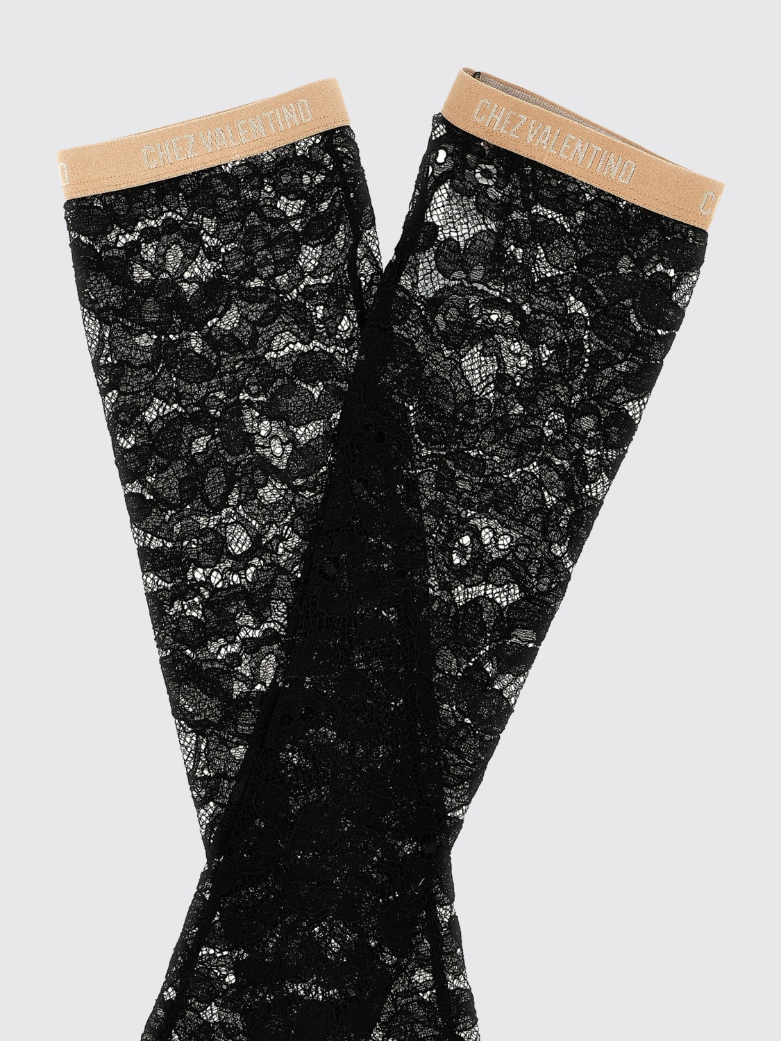 タイツ・ソックス VALENTINO Woman Socks Black 6B0KI03R9BT 0NO VALENTINO: Socks woman - Black | Valentino socks 6B0KI03R9BT