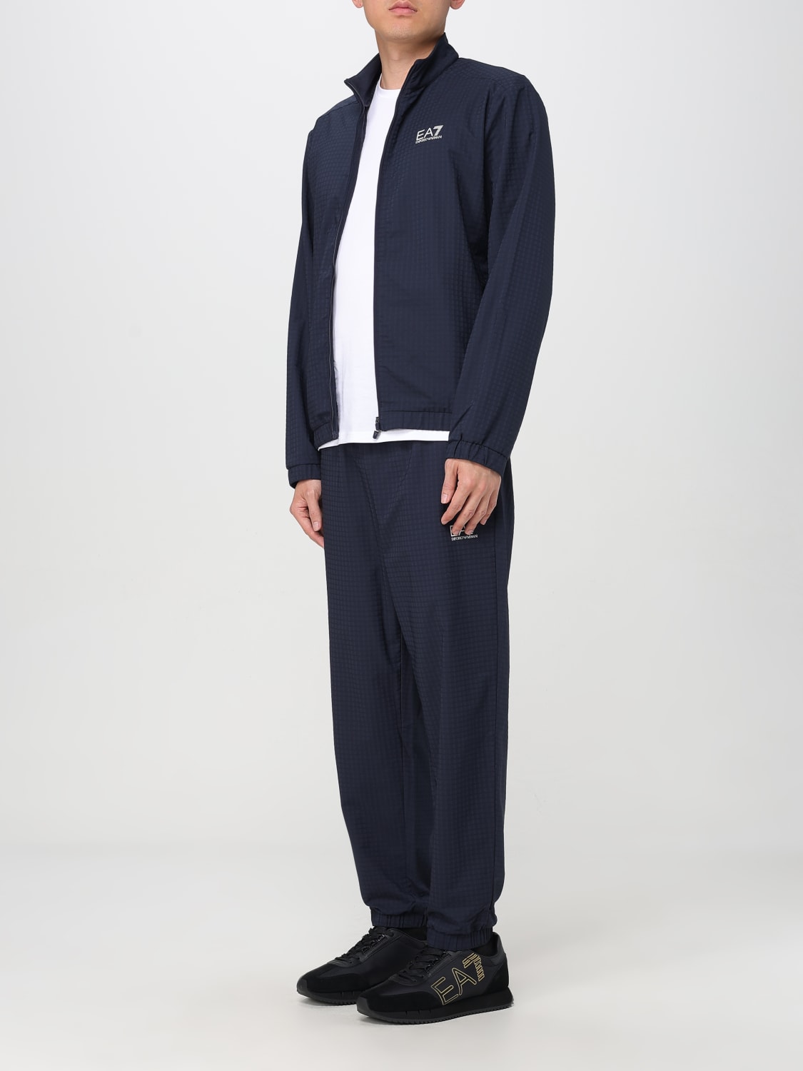 EA7 SWEAT: Sweat men Ea7, Blue - Img 4