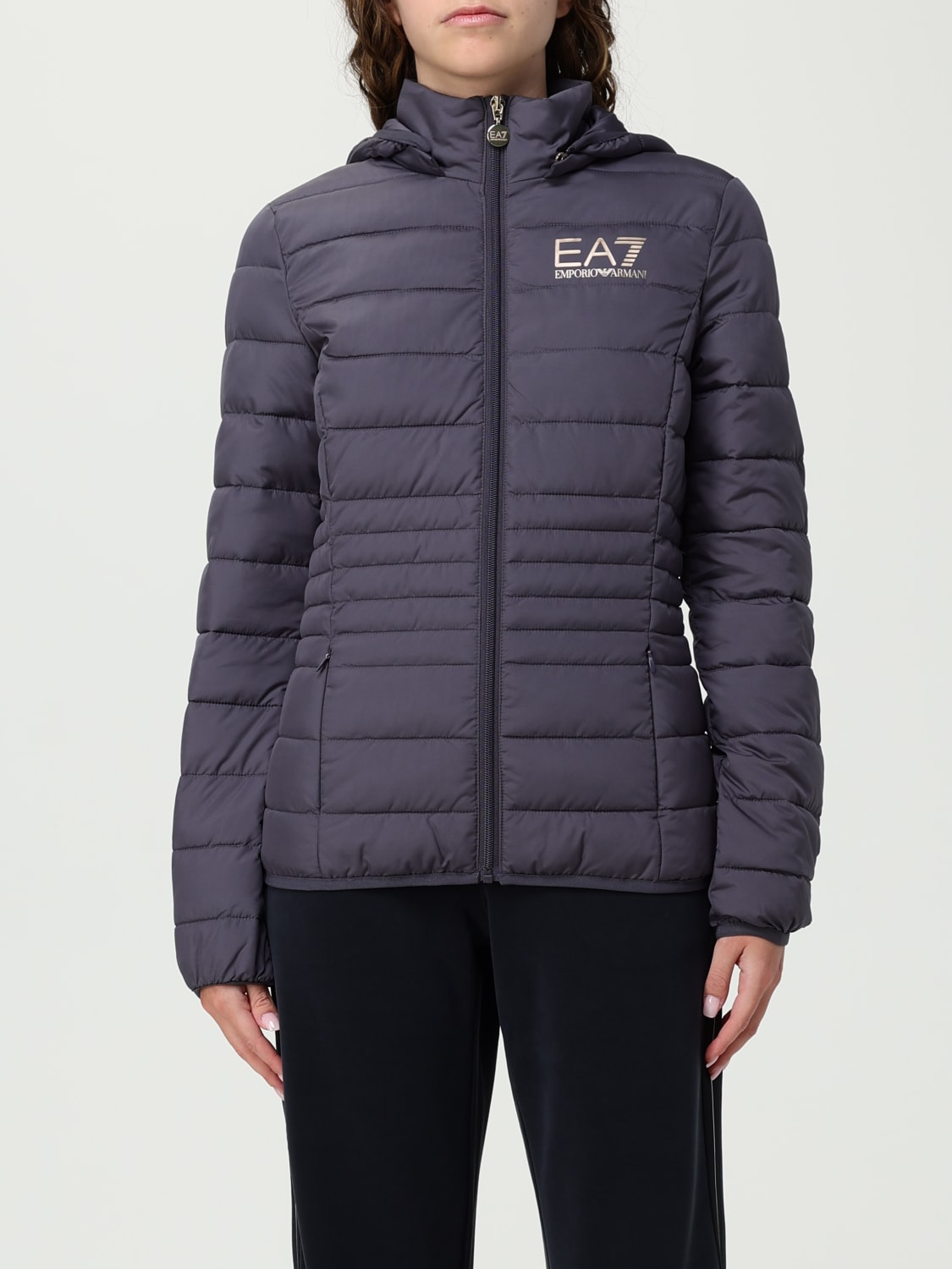 EA7 JACKET: Jacket woman Ea7, Grey - Img 1