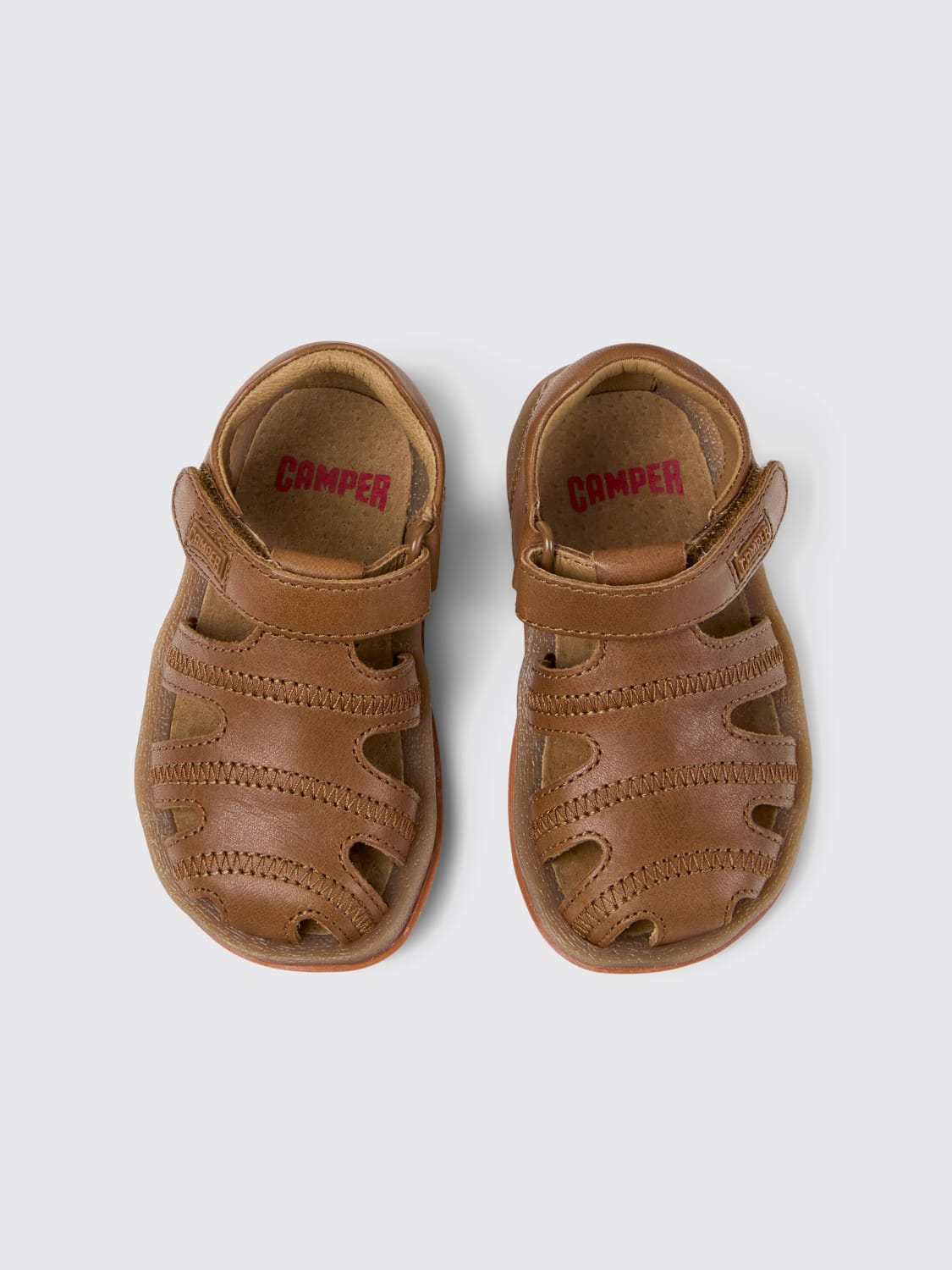 CAMPER 鞋: 鞋履 儿童 Camper, 棕色 - Img 4