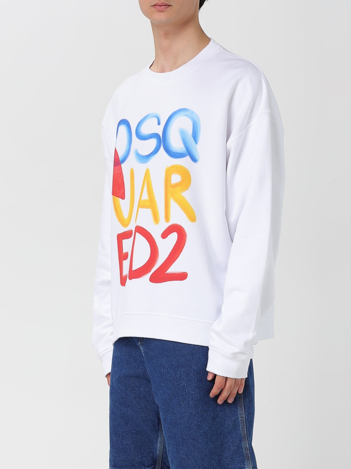 DSQUARED2 SUDADERA: Sudadera hombre Dsquared2, Blanco - Img 4