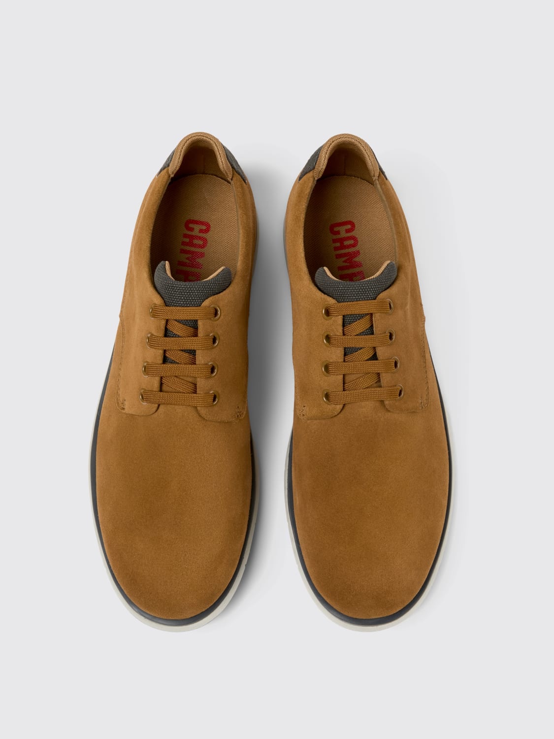 CAMPER SNEAKERS: Brogue shoes men Camper, Brown - Img 4