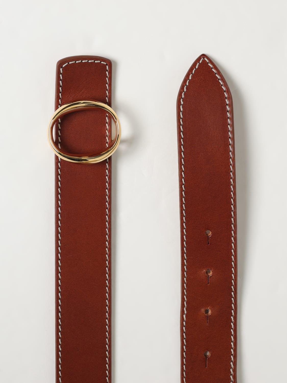 ベルト ORCIANI Woman Belt Leather D10421BUL CUO ORCIANI: Belt woman - Leather | Orciani belt D10421BUL