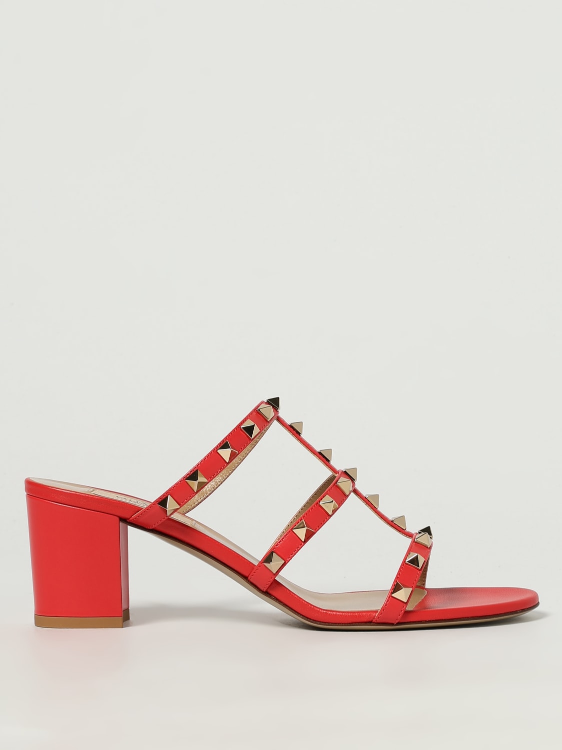 VALENTINO GARAVANI：フラットサンダル レディース - オレンジ