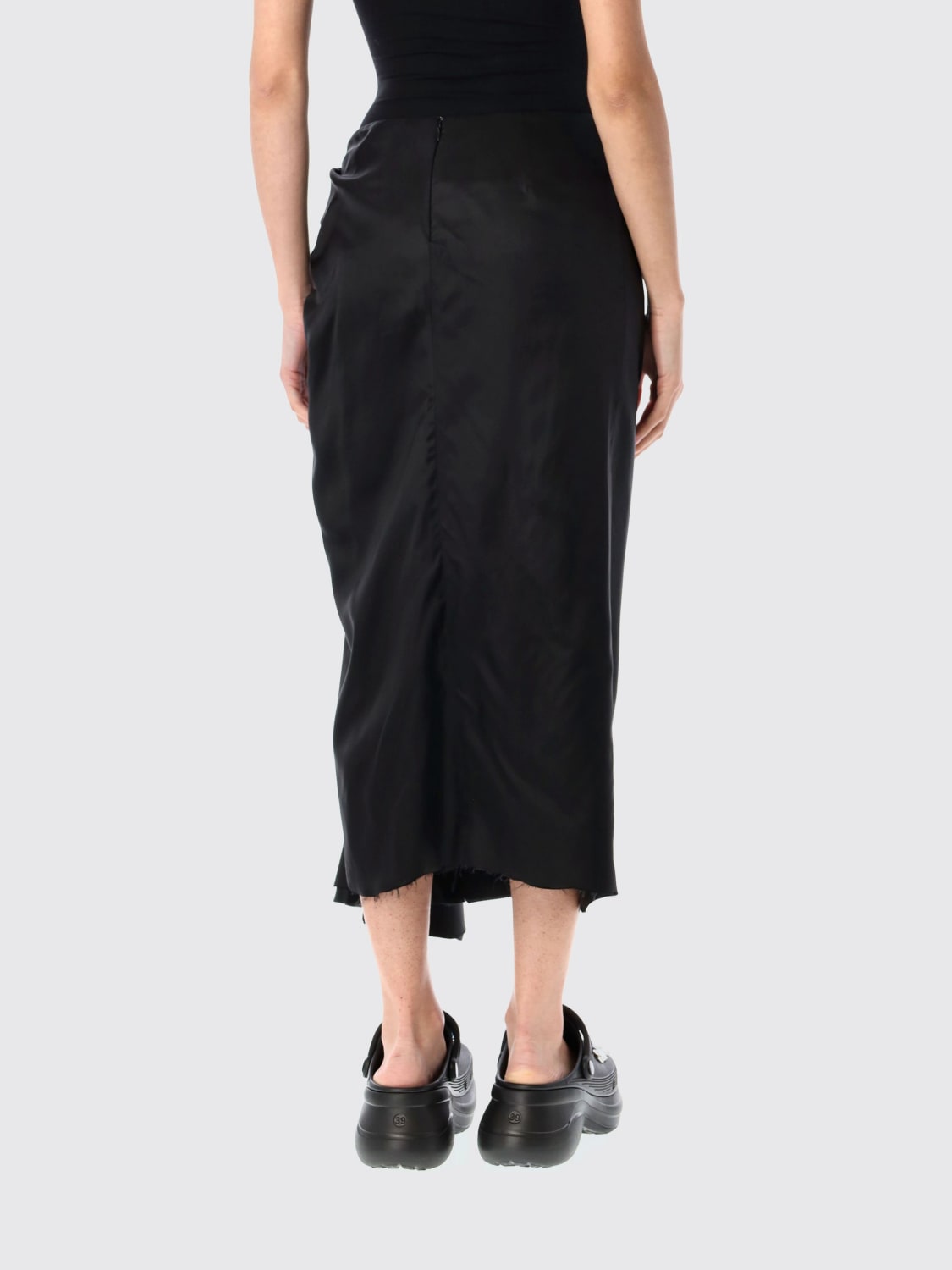 BALENCIAGA: Skirt woman - Black | Balenciaga skirt