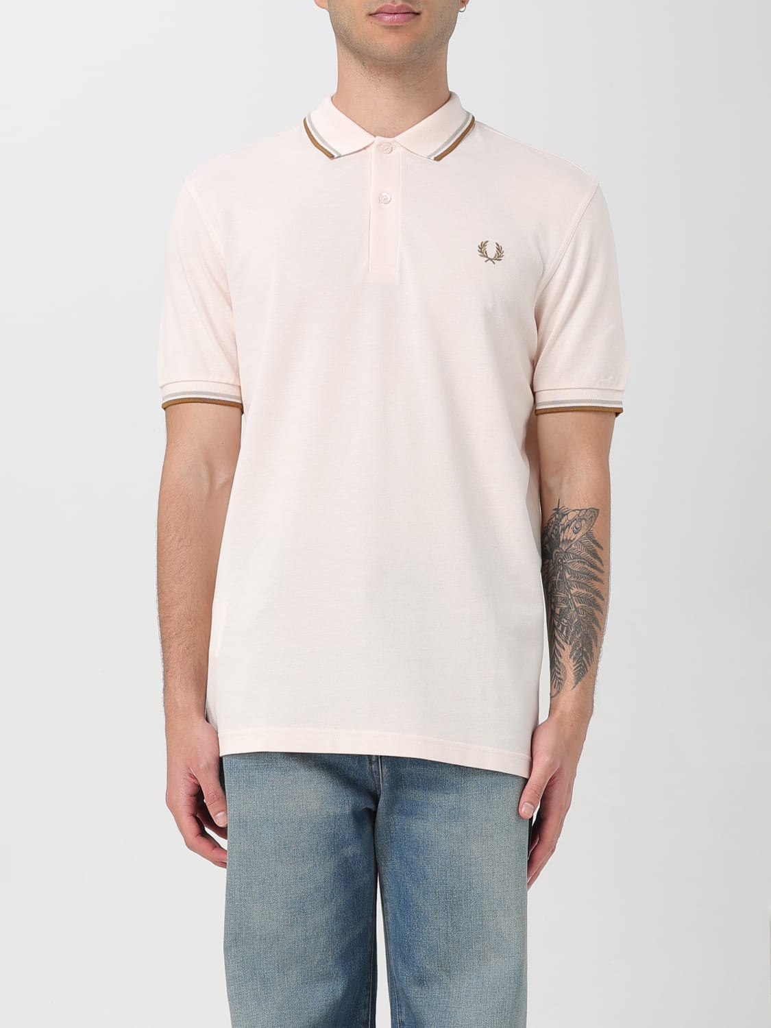COMME DES GARÇONS POLO SHIRT: T-shirt men Comme Des Garçons, Pink - Img 1