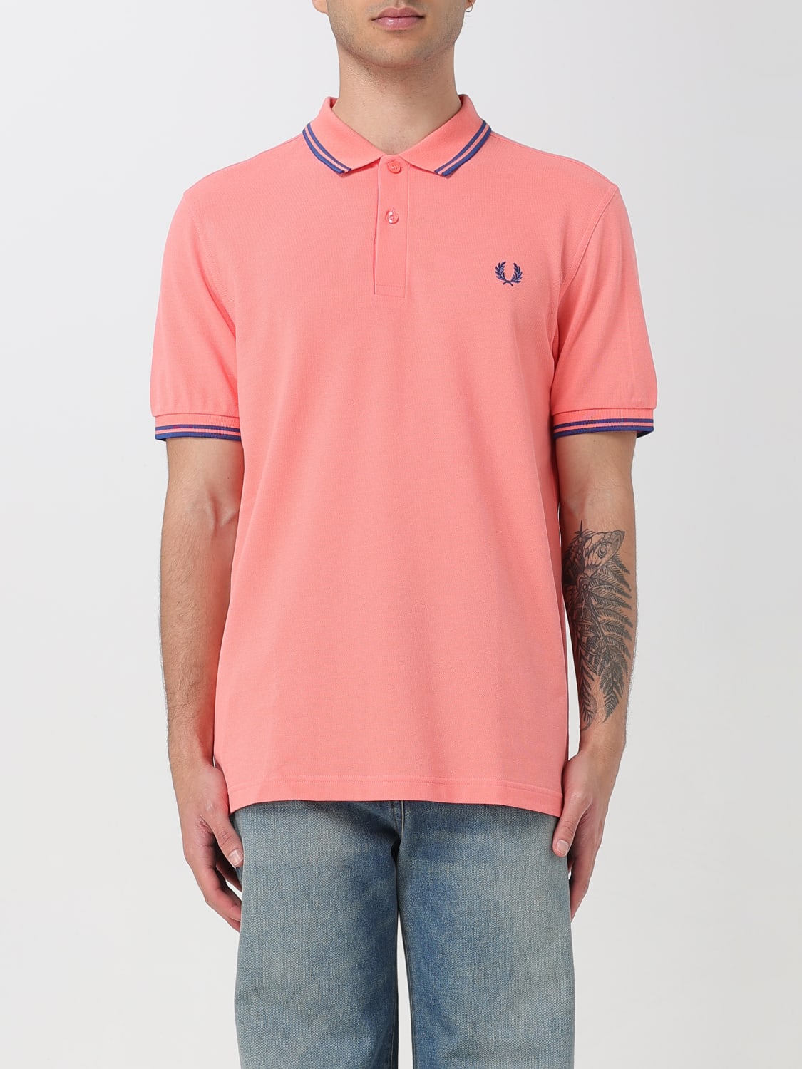 Tシャツ・カットソー COMME DES GARCONS Men T-shirt Coral FOT501 CORAL COMME DES GARCONS: T-shirt men - Coral | Comme Des Garcons