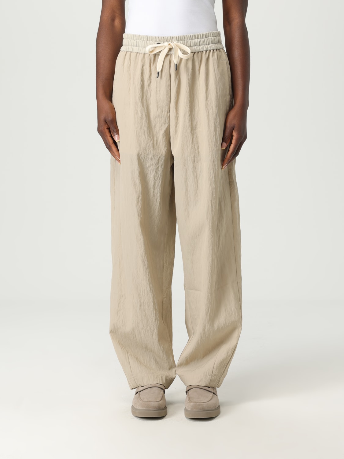 パンツ BRUNELLO CUCINELLI Woman Pants Beige ML922VE799 C9732 BRUNELLO CUCINELLI: Pants woman - Beige | Brunello Cucinelli