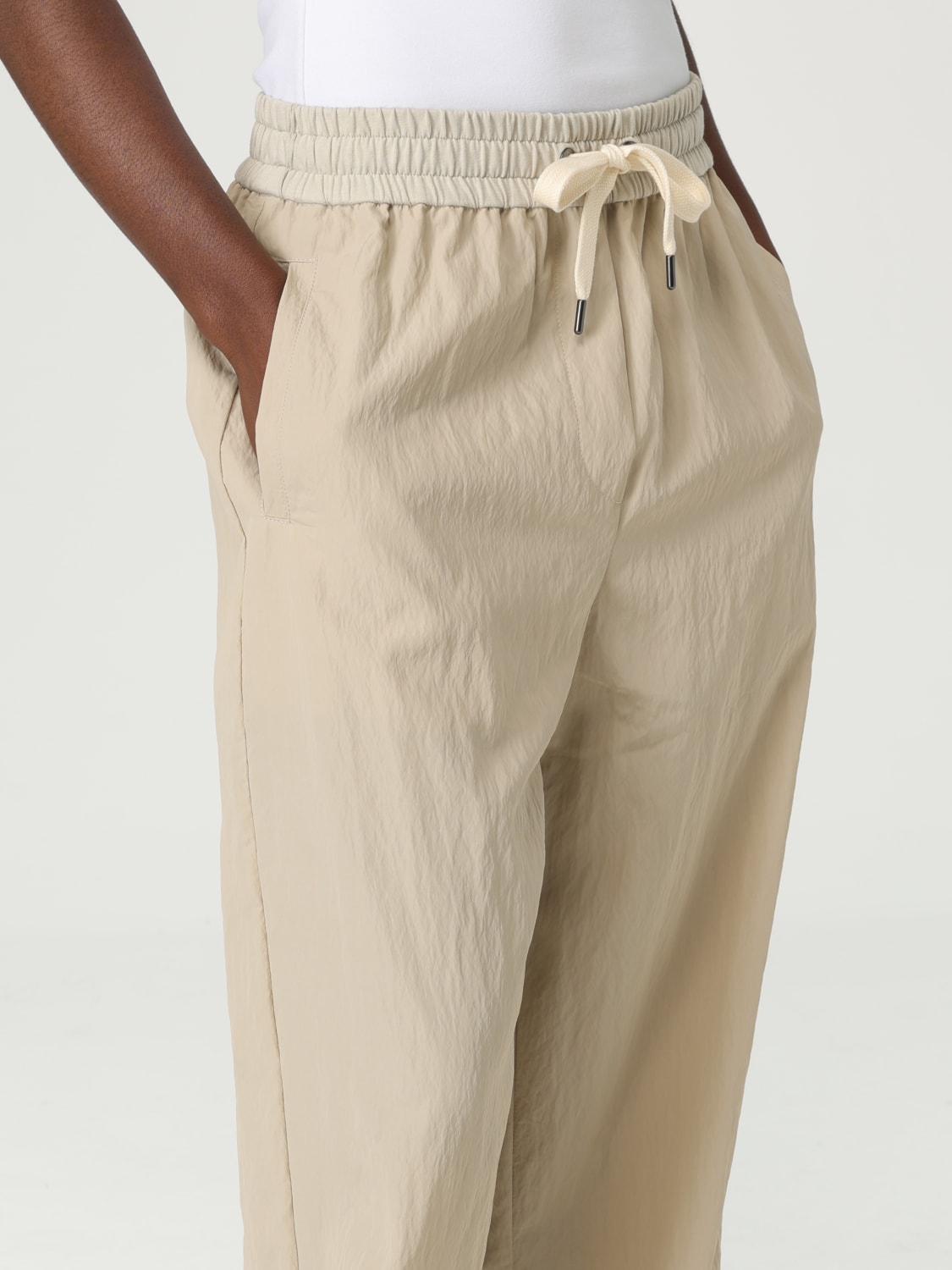 パンツ BRUNELLO CUCINELLI Woman Pants Beige ML922VE799 C9732 BRUNELLO CUCINELLI: Pants woman - Beige | Brunello Cucinelli