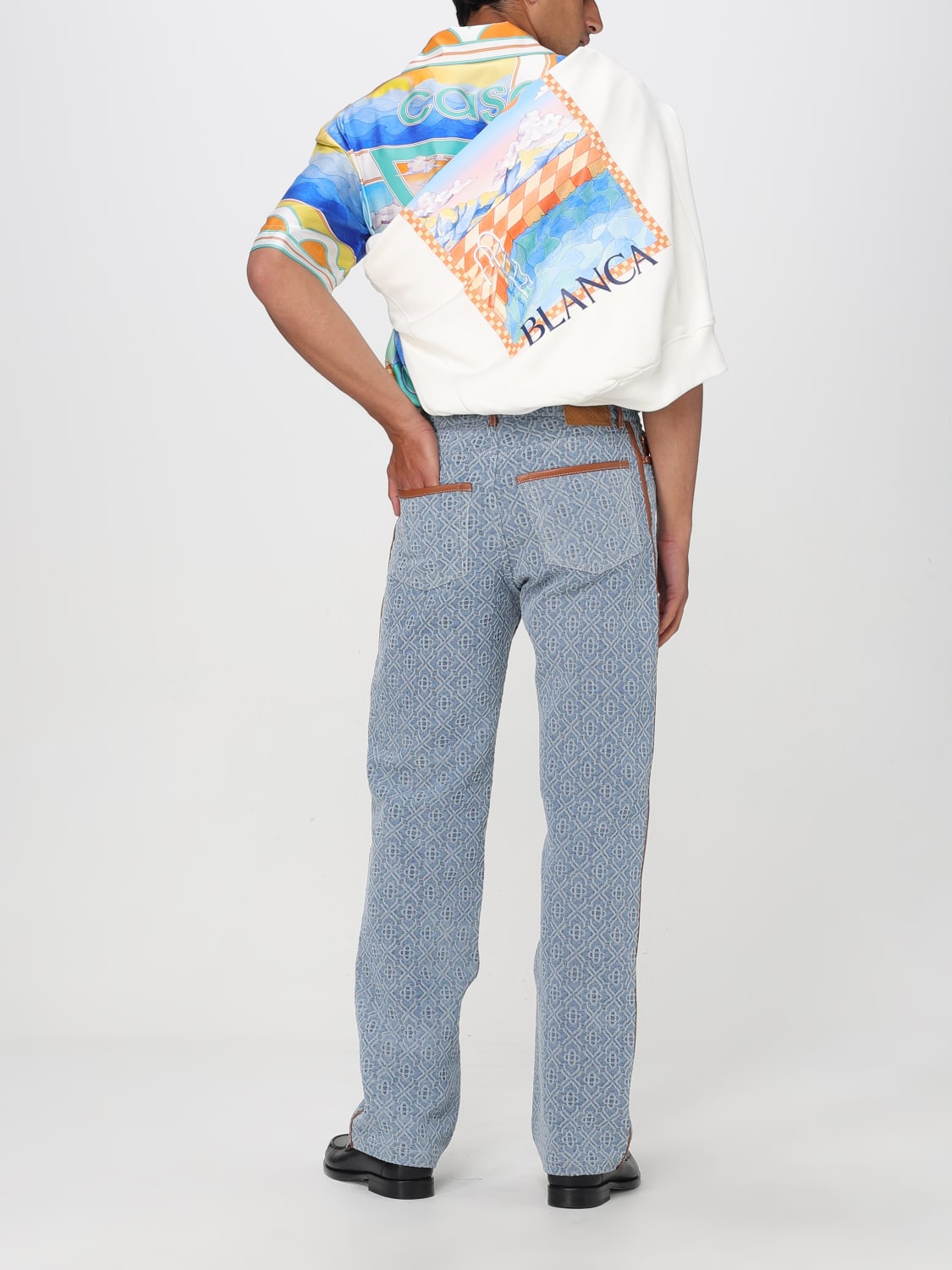 CASABLANCA SWEATSHIRT: Sweatshirt men Casablanca, White - Img 2