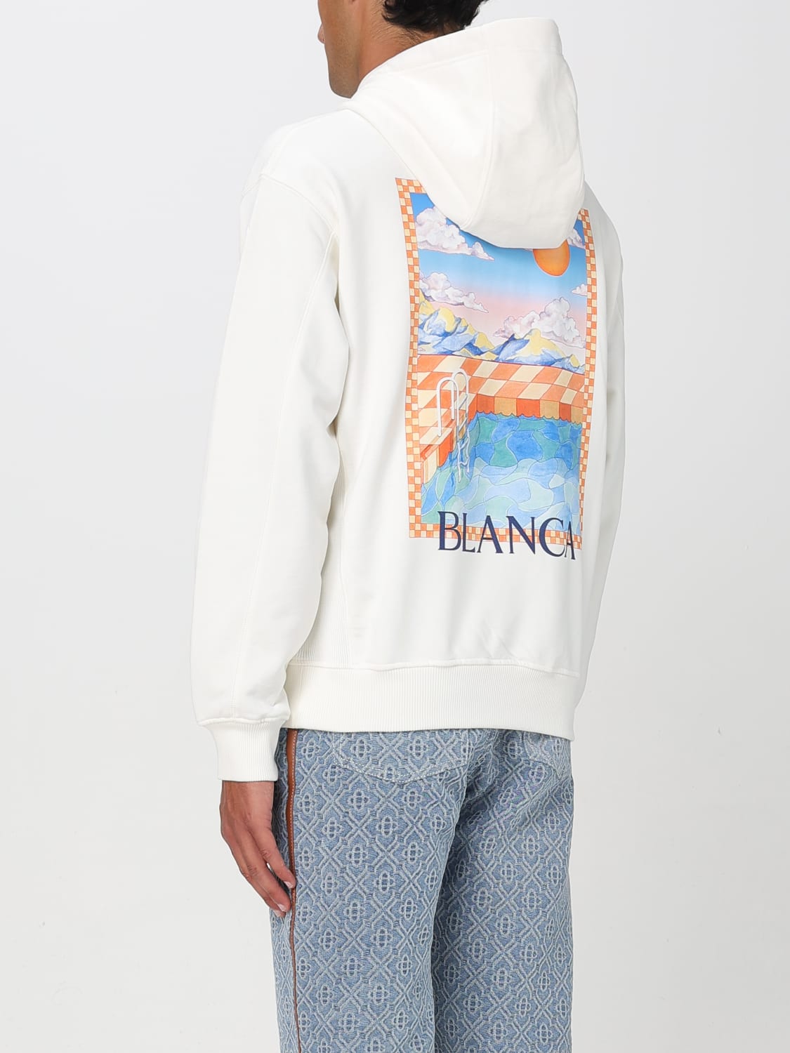 CASABLANCA SWEATSHIRT: Sweatshirt men Casablanca, White - Img 3