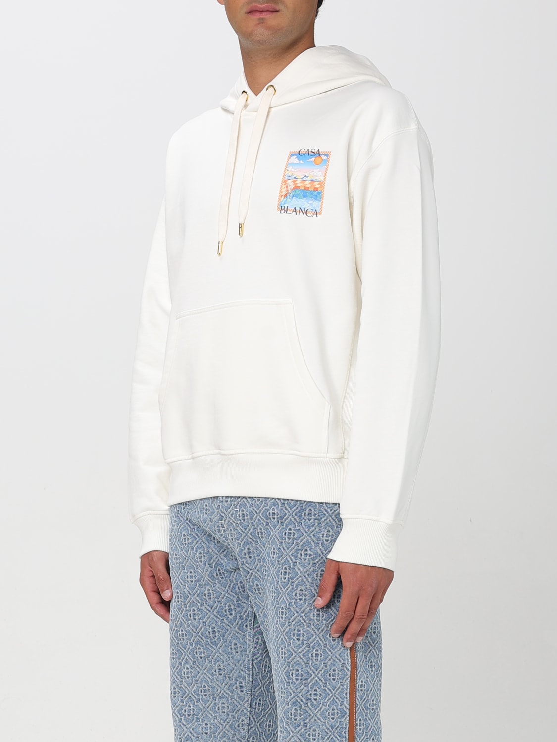 CASABLANCA SWEATSHIRT: Sweatshirt men Casablanca, White - Img 4