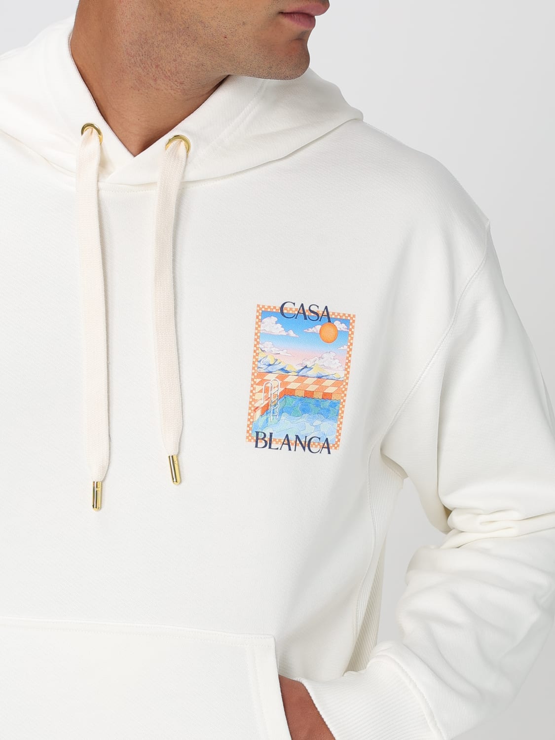 CASABLANCA SWEATSHIRT: Sweatshirt men Casablanca, White - Img 5