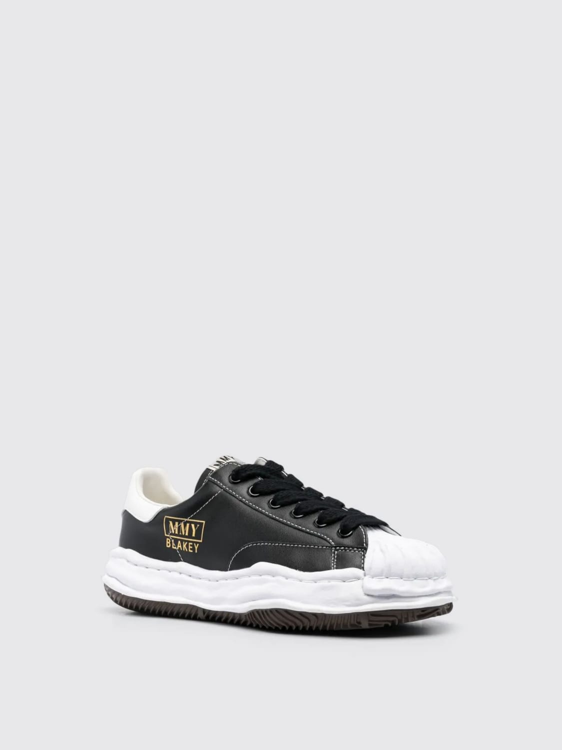スニーカー MAISON MIHARA YASUHIRO Men Sneakers A06FW702096 BLACK Maison Mihara Yasuhiro Low Top Lace Up Sneaker in Black