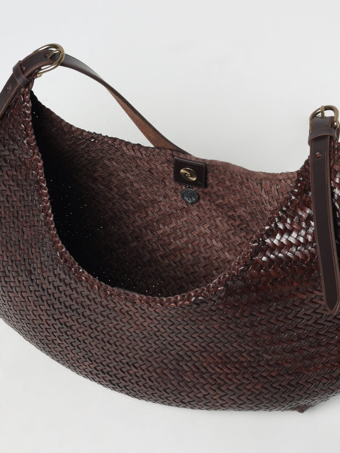 DRAGON DIFFUSION BORSA A SPALLA: Borse a spalla Luna Piena Dragon Diffusion, Marrone - Img 3