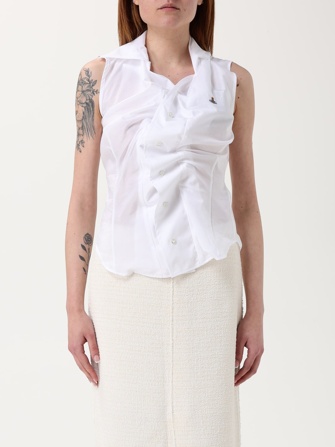 VIVIENNE WESTWOOD: T-shirt woman - White | Vivienne Westwood