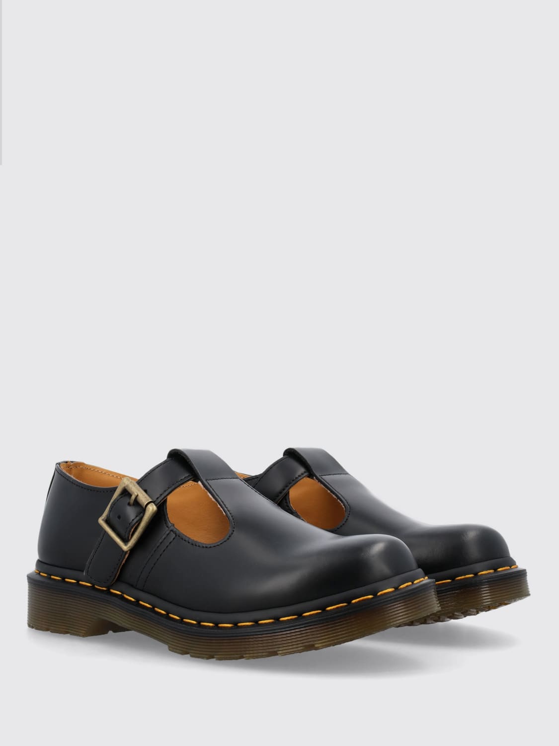 DR. MARTENS OXFORD SHOE: Flat shoes woman Dr. Martens, Black - Img 2
