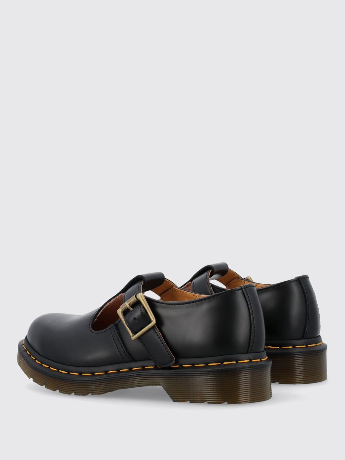 DR. MARTENS OXFORD SHOE: Flat shoes woman Dr. Martens, Black - Img 3