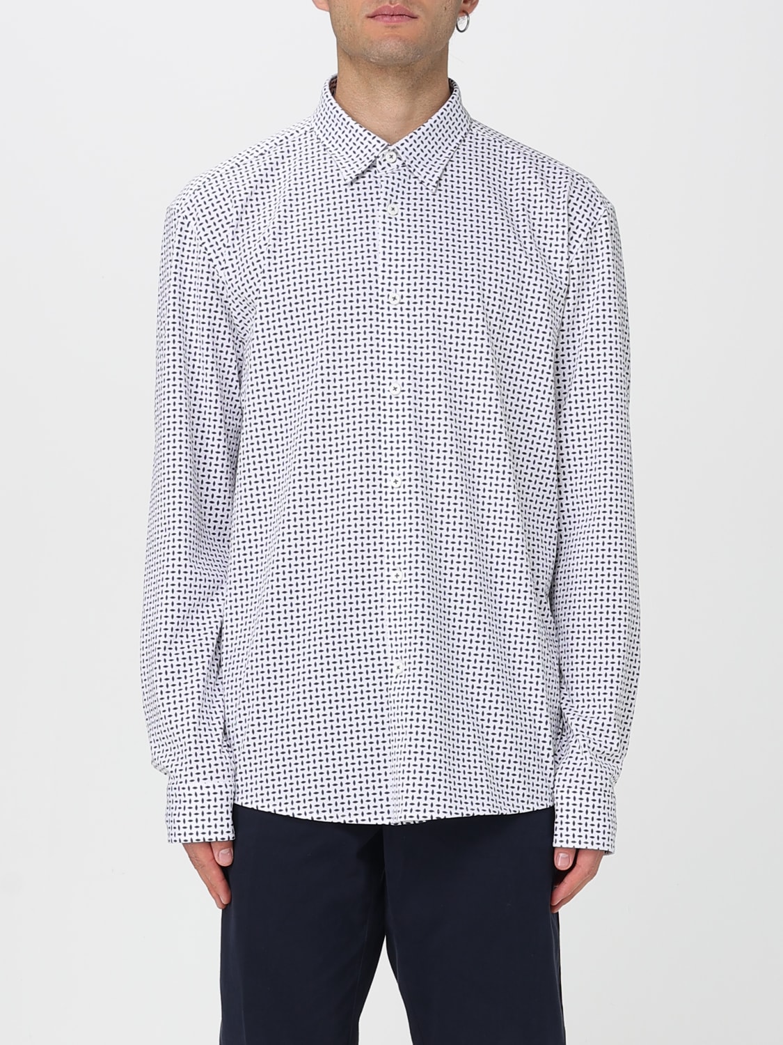 BOSS CAMICIA: Camicia classica Boss in popeline di cotone , Blue - Img 1
