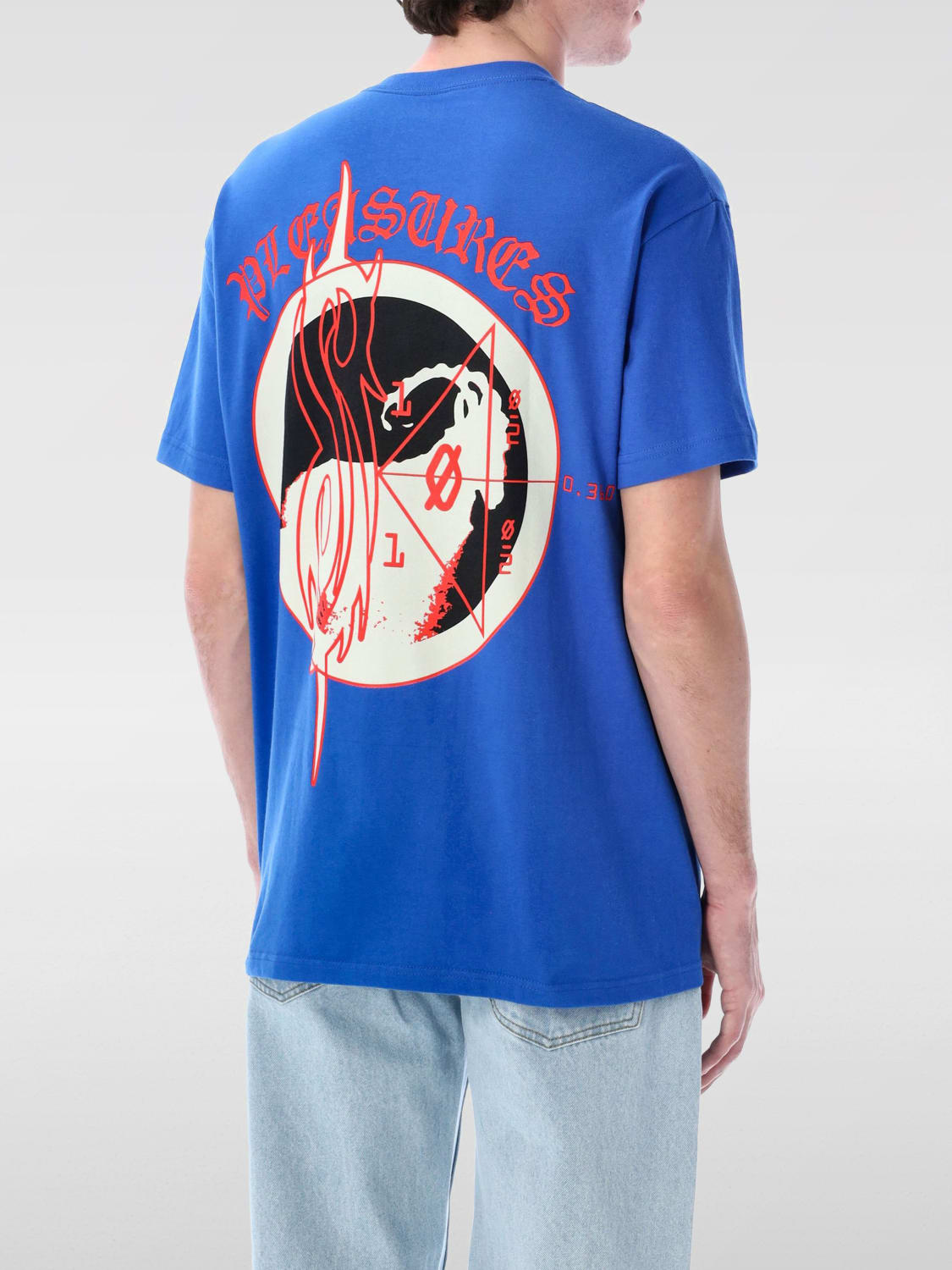 PLEASURES T-SHIRT: T-shirt herren Pleasures, Blau - Img 2