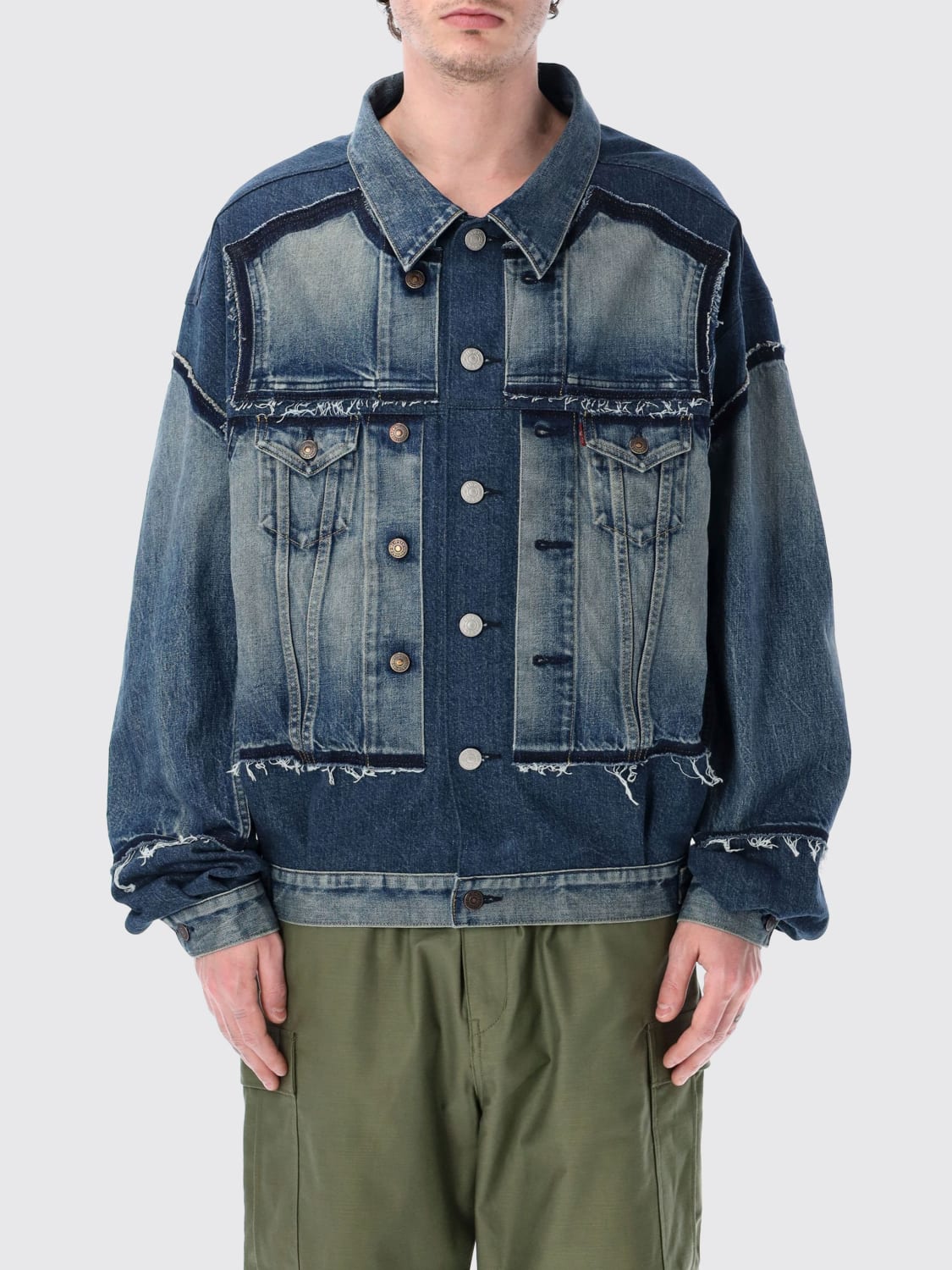 JUNYA WATANABE X LEVI'S JACKET: Jacket men Junya Watanabe, Blue - Img 1