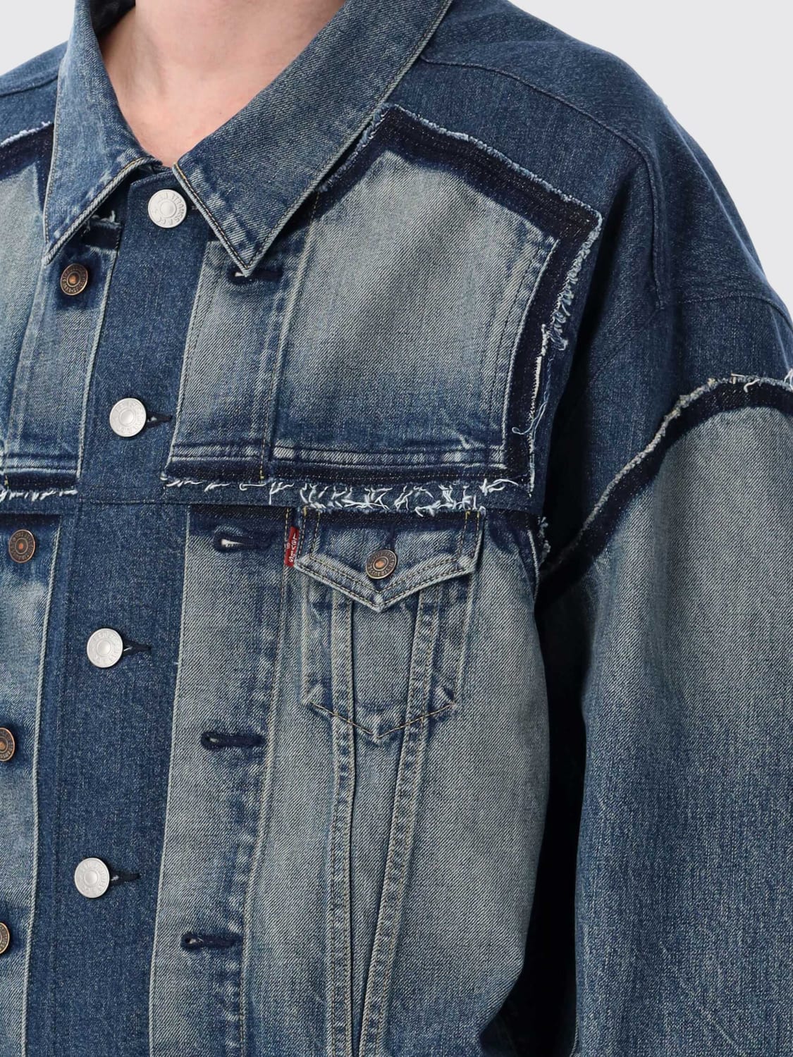 JUNYA WATANABE X LEVI'S JACKET: Jacket men Junya Watanabe, Blue - Img 3